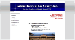 Desktop Screenshot of action-electric.com