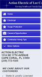 Mobile Screenshot of action-electric.com